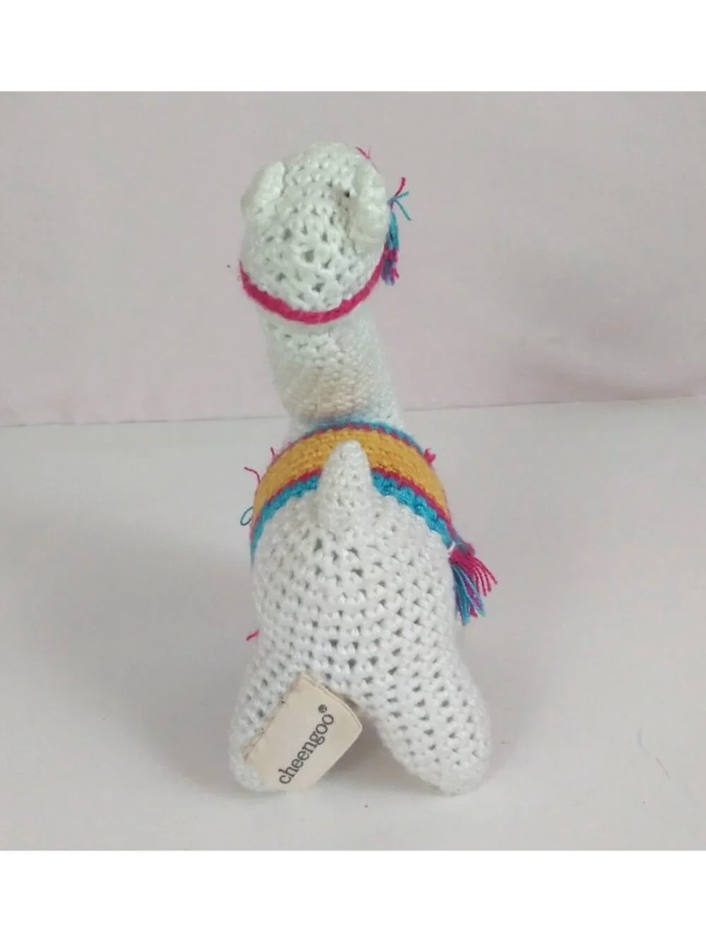 Cheengoo Organic Hand Crocheted Llama 6